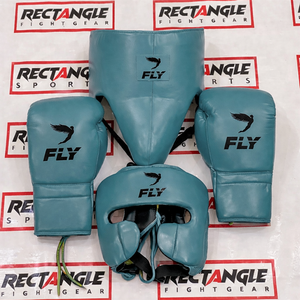 Premium Quality Custom Logo Professional Latest Model Fly Sparring Muay Thai Boxing Set Super <b>Comfortable</b> Pro Leather Kickboxing - Product Image 1