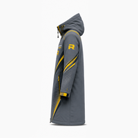 Parkas d'hiver modernes à capuche en toile polyester/nylon grande taille, vestes longues textiles, manteaux d'extérieur, vêtements décontractés, vente en gros OEM