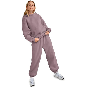 Conjunto Deportivo con Capucha para Mujer, Talla Personalizada, Sudadera Holgada de Manga Larga y Pantalones Deportivos, Ropa Casual Transpirable 2026 - Product Image 5