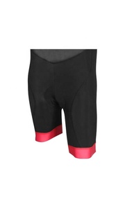Cuissard de cyclisme pour homme noir avec bordure rouge – Vêtement de performance - Product Image 2