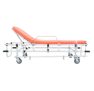 Camilla de aluminio ajustable en altura para ambulancia y hospital, camilla de transferencia de emergencia para pacientes hospitalarios - Product Image 2