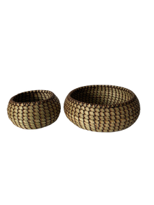 Handwoven Seagrass Tissue Box <b>with</b> <b>Lid</b> Napkin Holder Decorative Storage <b>Basket</b> Vietnamese Craft Eco-Friendly Cotton Lining - Product Image 3
