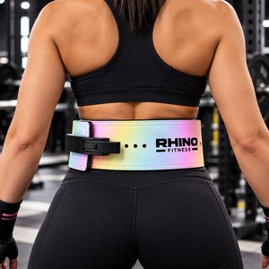 Ceinture de musculation RHINO FITNESS, ajustable, en cuir, avec soutien lombaire - Product Image 4