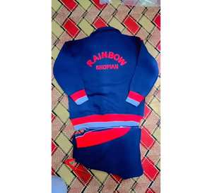 T-shirt uniforme scolaire pour garçons et filles, en coton piqué, logo personnalisé, design unisexe pour enfants - Product Image 3