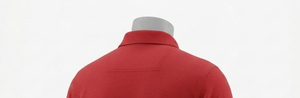 Men's Red Polo Shirt Short Sleeve Turn-<b>down</b> Collar Regular Fit Solid Color All Seasons 100% Cotton - Product Image 4