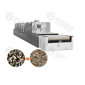 เครื่องอบแห้งอาหารกุ้งแบบหนอนตัวอ่อน bsfl อุโมงค์ไมโครเวฟ - Product Image 1