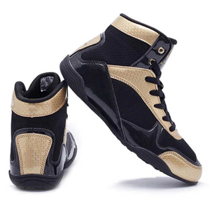 Chaussures de boxe pour hommes, vêtements de sport d'intérieur, légères, pour la compétition, l'entraînement, la lutte, la boxe et les sports de combat. - Product Image 5