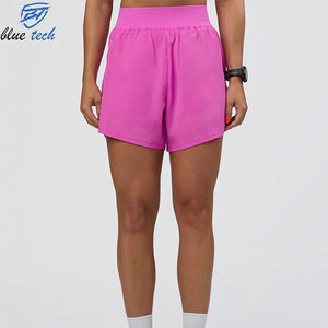 Women High Waisted Athletic Shorts Yoga Gym Fitness Running Workout Shorts Breathable Activewear OEM Services - Product Image 2