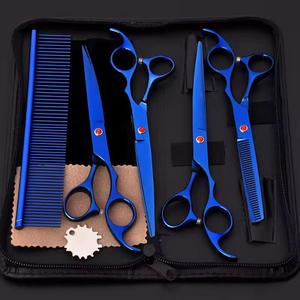 Ensemble de ciseaux de coiffure professionnels en acier inoxydable, lame tranchante, pour droitiers, manche long, usage en salon - Product Image 3