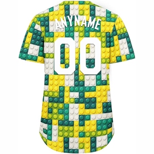 Camiseta de Béisbol de Manga Corta Transpirable con Transferencia Térmica Premium, Uniforme Deportivo Ligero para Hombres Adultos y Equipos de Club - Product Image 3