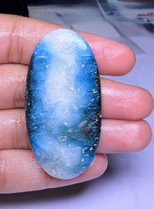 Piedra de Hielo Glaciar Natural Premium al por Mayor, Gema de Cristal Blanco Azulado, Cabujón de Formas Mixtas, Hilo de Piedras para Fabricación de Joyería de Alta Calidad - Product Image 4