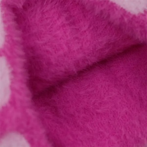 OEM Popular Unisex 100% <b>Wool</b> Jacquard Digital Printed <b>Beanie</b> High Quality Custom Winter Pink Girls Designers' Character Pattern - Product Image 4
