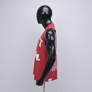 Camiseta sin Mangas para Hombre, Diseño con Estampado del Horizonte de Detroit, Cuello Redondo, Corte Regular, Tejido Jersey Transpirable, OEM - Product Image 3