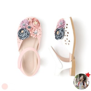 Sandalias OZKIZ Estilo Coreano con Punta Abierta para Niñas de 2 a 7 Años, Transpirables, de Verano, con Decoración Floral, Venta al Por Mayor - Product Image 1