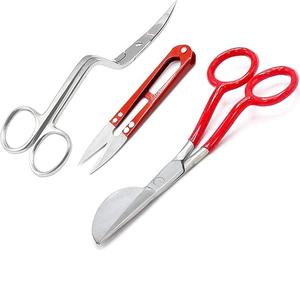 Tijeras de Pico de Pato Aprobadas por ISO, Tijeras Curvas de Acero Inoxidable de Primera Calidad, Tijeras de Pico de Pato para Cortar Hilo de Bordar - Product Image 4