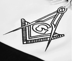 Custom Embroidered Leather Masonic Apron V-Neck Solid Color Ceremonial Wear Fringe Classic Lodge Uniform for Fraternal Members - Product Image 2