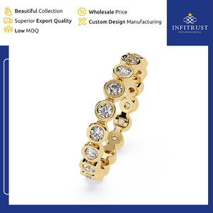 Globally Selling <b>Top</b> Quality Engagement Style Handcrafted VVS Clarity 925 Sterling <b>Silver</b> Solitaire Diamond Rings for Women's - Product Image 3