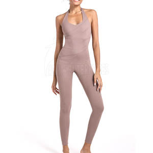Combinaison décontractée slim pour femme, dernière collection, avec logo personnalisé, une pièce respirante, couleur unie, idéale pour le printemps - Product Image 1