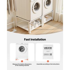 Piedistallo per Lavatrice con Capacità di Carico 700 Libbre, Altezza 16.1, Ripiano 27.5 X 27.5, Antiscivolo, per Piedistalli di Lavatrice e Asciugatrice - Product Image 6