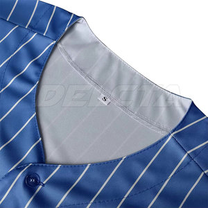 Camiseta de béisbol de poliéster 100% para equipos, color sólido, en grandes cantidades, para hombre - Product Image 3