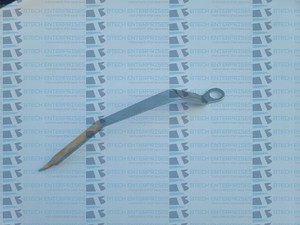 Retractor acetabular Hohmann de doble flexión y punta única, de hoja más larga, de acero inoxidable ortopédico - Product Image 4