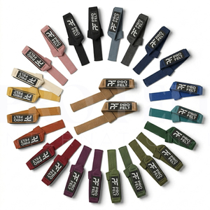 Correas de Soporte para Muñeca Acolchadas de Primera Calidad con Nombre de Marca Personalizado para Levantamiento de Pesas, Entrenamiento de Powerlifting y Peso Muerto en el Gimnasio - Product Image 1