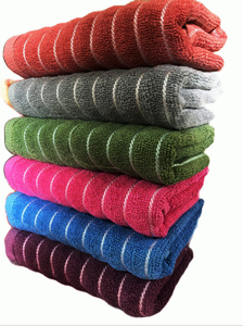 Striped Terry Cloth <b>Bath</b> <b>Towel</b> <b>Set</b> Soft Quick Dry Absorbent Cleaning <b>Towel</b> for Home Hotel Spa - Product Image 1