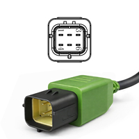 Cable adaptador de diagnóstico profesional Autroniq AC013 Husqvarna OBD2 de 16 pines a 6 pines para motocicletas