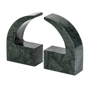 Gold Palm <b>Tree</b> Bookends Modern Tropical Design High Quality Brushed Metal <b>Book</b> Stopper <b>Shelf</b> Decor Classic Style - Product Image 6