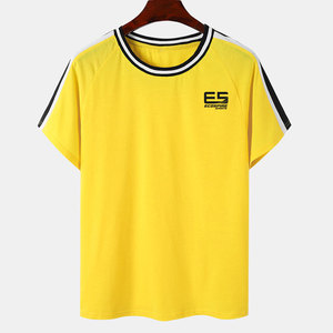 เสื้อยืดผู้ชายแขนสั้นพิมพ์ลายแฟชั่น ใส่สบาย ระบายอากาศ แห้งเร็ว ขนาดสั่งทำได้ ผลิตจากผ้าฝ้าย 100% สั่งผลิตได้จำนวนน้อย ทรงหลวม - Product Image 1