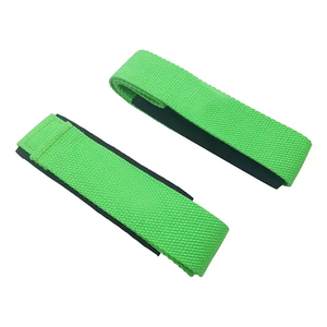 Sangles de musculation en coton robustes avec support de poignet en néoprène pour la gym, logo personnalisé, sangles de musculation professionnelles - Product Image 6