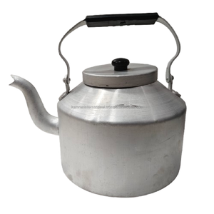 11-Liter Heavy Traditional Aluminum Eco-Friendly Rust-proof Tea <b>Water</b> <b>Kettle</b> Heat-Resistant Handle Wide Mouth Design Secure - Product Image 1