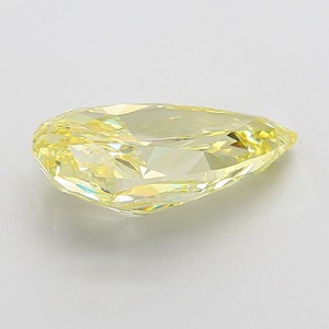 Diamante Suelto en Forma de Pera de 7.02 Ct, Color Amarillo Intenso, Claridad VS1, Certificado, para Joyería de Lujo - Product Image 3