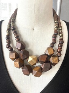 Collier en bois de qualité supérieure, robuste, couleur unie, personnalisable, vente en gros directe usine - Product Image 6