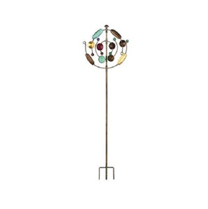 Estacas de Jardín Pintadas a Mano de Venta Caliente Directo de Fábrica con Diseño de Girasol y Mariposa para Césped, Porche, Patio y Valla - Product Image 6