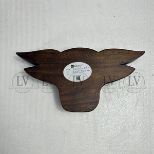 Cuenco de madera de acacia de alta calidad con diseño Longhorn, cuenco decorativo para hacer velas, artículos de cocina de Vietnam - Product Image 3