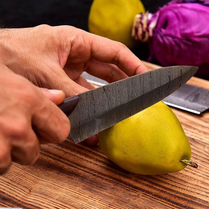 Ensemble de couteaux de cuisine en acier Damas de qualité professionnelle, couteaux de cuisine multi-usages avec une conception équilibrée pour une utilisation efficace - Product Image 6