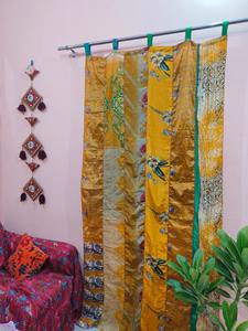 Rideau occultant personnalisable en soie à motifs floraux imprimés, isolant et entièrement occultant, pour la maison, le bureau, le café, l'hôtel - Product Image 4