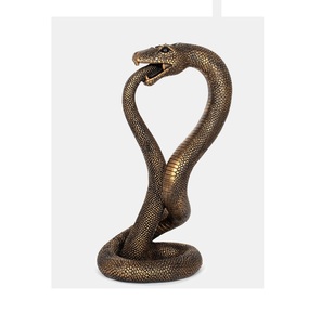 Centre de table en métal de qualité supérieure en forme de serpent pour la décoration de table à manger, les événements de mariage et l'aménagement élégant de la maison - Product Image 5