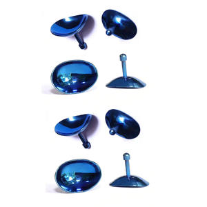 Nuevo Juego de Protectores Oculares Corneales, 8 Piezas, Acero Inoxidable, Reutilizables, para Procedimientos Oftálmicos - Product Image 1