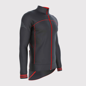 Long Sleeve Cycling <b>Jacket</b> Reflective Waterproof Bicycle Riding Apparel Custom Road <b>Bike</b> Clothing OEM ODM Factory Supplier - Product Image 4