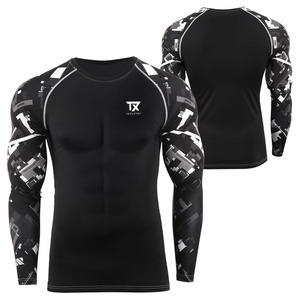 Conjunto Deportivo de Dos Piezas para Hombre, Camiseta y Pantalones Cortos de Compresión, Traje de Baño Ligero para Playa y Deportes Acuáticos, Protección UV UPF50, Transpirable - Product Image 1