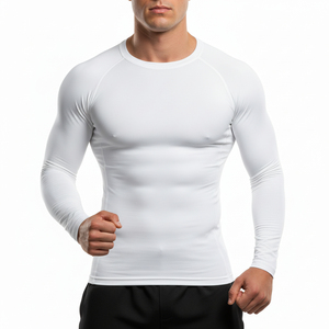 Camiseta de rendimiento de manga larga OEM personalizada |   Camiseta Deportiva de Compresión con Protección UV UPF50 |   Entrenamiento de Running y Fitness - Product Image 3