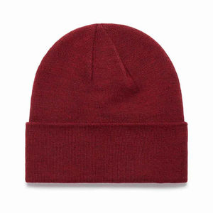 Gorro Unisex para Adultos, Color Sólido, Tejido, Gorro de Invierno, Estilo Casual, Cálido, Acrílico, Medida de Circunferencia de la Cabeza - Product Image 3