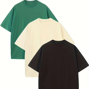Fashion Unisex 100% Pure Cotton Crew Neck T-Shirts 100% Pure Cotton Comfortable Stylish & Casual Trendy Breathable Korean Style - Product Image 1