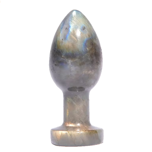 Huevo vaginal de labradorita de alta calidad, cristal curativo, huevo yoni, ejercicio de Kegel para mujeres, piedra preciosa natural, venta al por mayor. - Product Image 4
