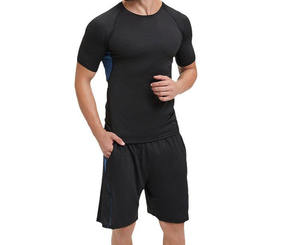 Camiseta y Pantalones Cortos Casuales de Fabricación Propia, Corte Regular, Poliéster/Algodón, Ligeros y Cómodos, con Serigrafía - Product Image 5