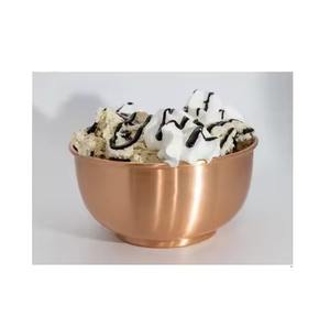 Contemporary <b>Stainless</b> <b>Steel</b> Ice Cream <b>Bowl</b> With Spoon Metal Dessert Cup Dining Table Decor - Product Image 3