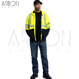 In Wholesale Custom Logo High Visibility Reflective Safety <b>Jackets</b> for <b>Construction</b> Traffic Road Safety Waterproof Outdoor - Product Image 4