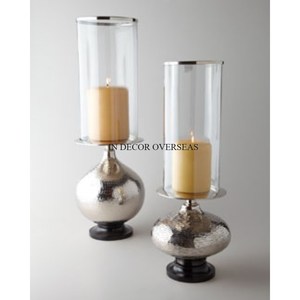 High Grade Gold Plated Fancy Stylish Designer <b>Prime</b> Quality Metal Made Made Candle Stick Holder With Black Marble Base - Product Image 6